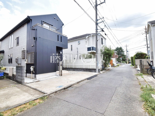 接道状況および現場風景　【国分寺市新町３丁目】