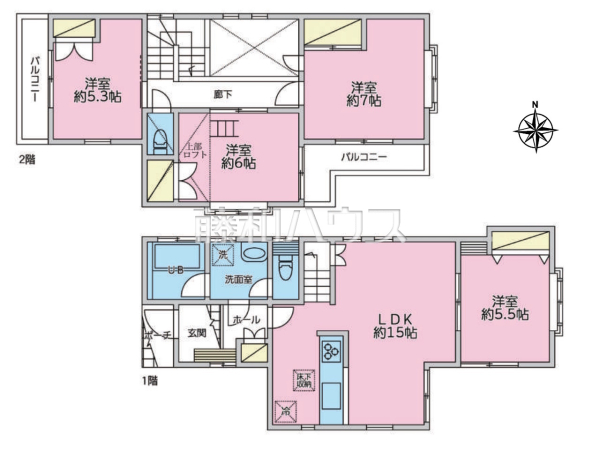 間取図　【国分寺市新町３丁目】