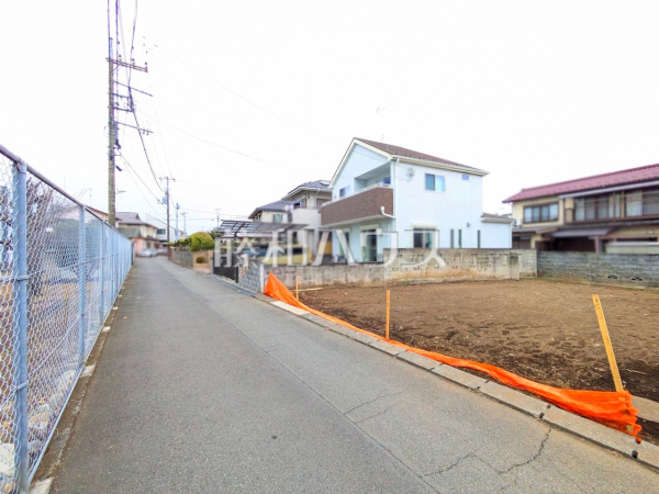 接道状況および現場風景　【昭島市宮沢町１丁目】