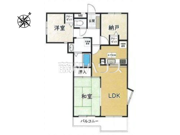 間取図　【ライオンズマンション高幡不動第2】