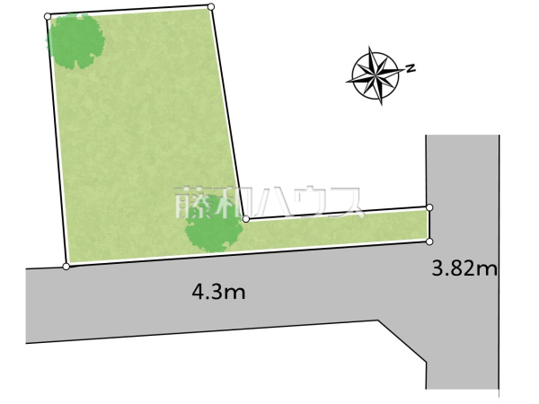 全体区画図　【練馬区西大泉２丁目】