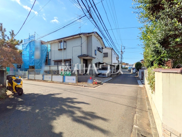 接道状況および現場風景　【練馬区西大泉２丁目】