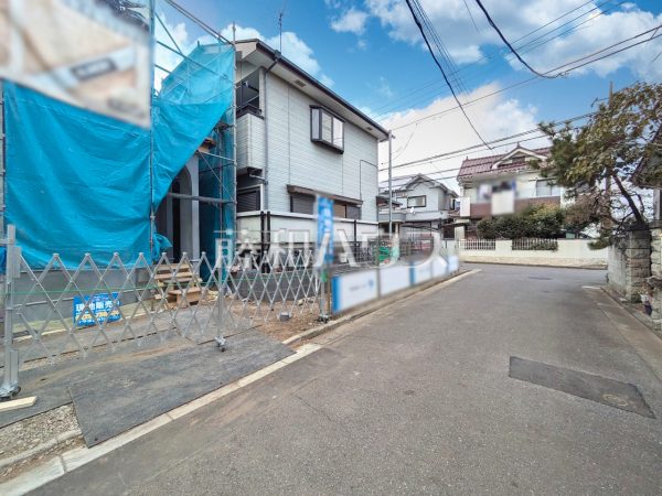 接道状況および現場風景　【練馬区西大泉２丁目】