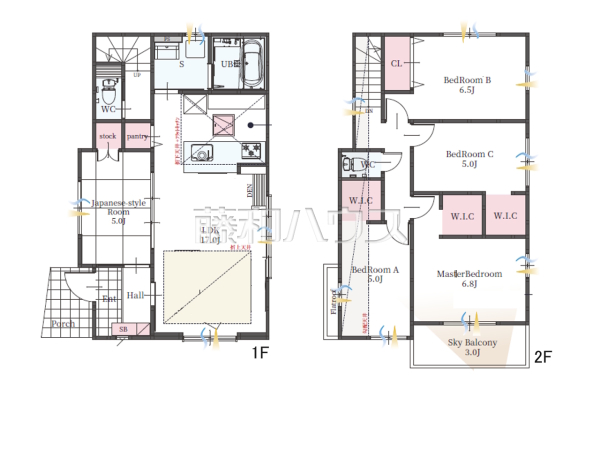 3号棟　間取図　【名古屋市守山区西城１丁目】