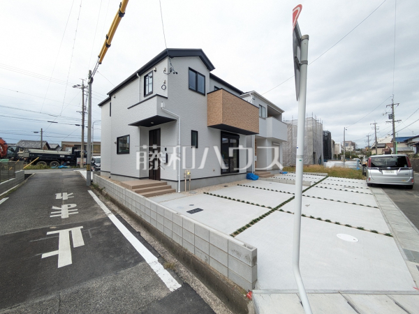 3号棟　接道状況および現場風景　【名古屋市守山区西城１丁目】