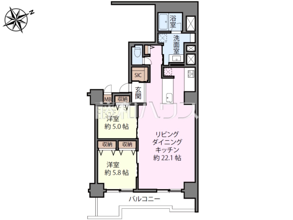 間取図　【ルネ吉祥寺】