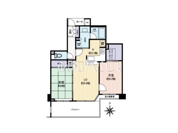 間取図　【オーベル徳殿公園】