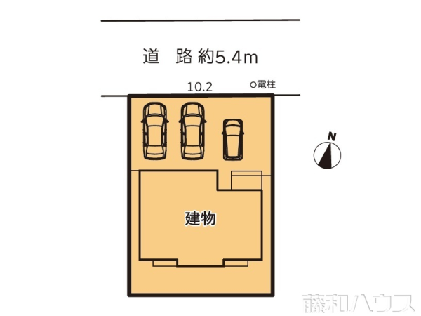区画図　【春日井市堀ノ内町北１丁目】