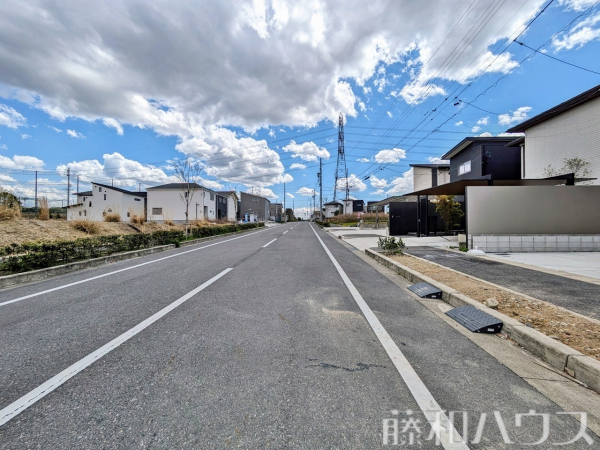接道状況および現場風景　【名古屋市守山区大字上志段味字東谷】