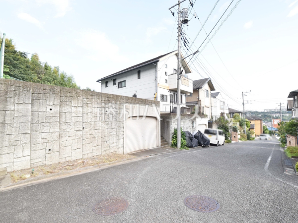 接道状況および現場風景　【八王子市大塚】