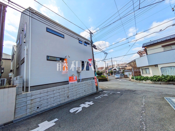 接道状況および現場風景　【日野市多摩平５丁目】