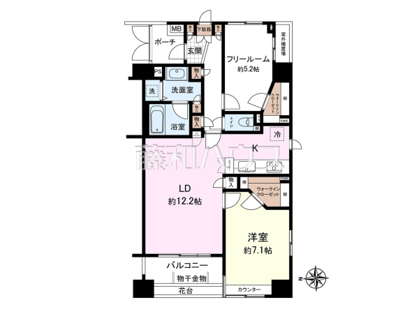間取図　【ピアレージュ三鷹】 周辺環境はもちろん、日当たりや設備仕様など、実際に行ってみないと分からないことも多くございます。営業担当がご案内いたしますので、お気軽にお問い合わせください。 