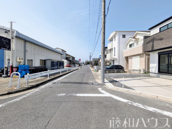 接道状況および現場風景　【名古屋市守山区天子田１丁目】
