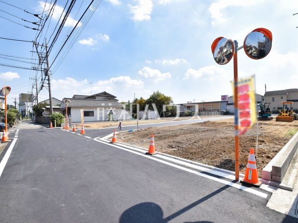 接道状況および現場風景　【八王子市楢原町】