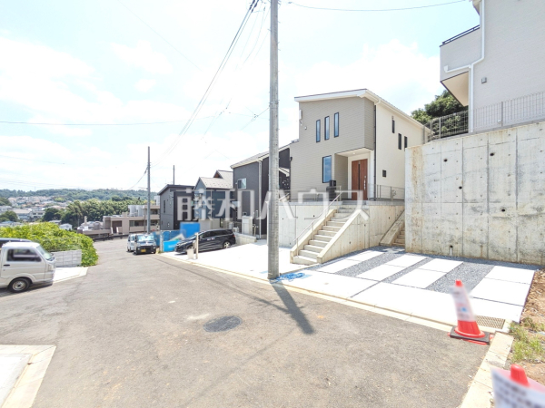 接道状況および現場風景　【多摩市関戸５丁目】