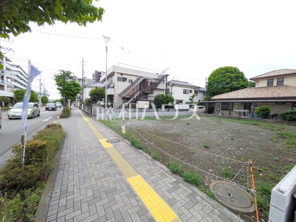 接道状況および現場風景　【昭島市松原町４丁目】