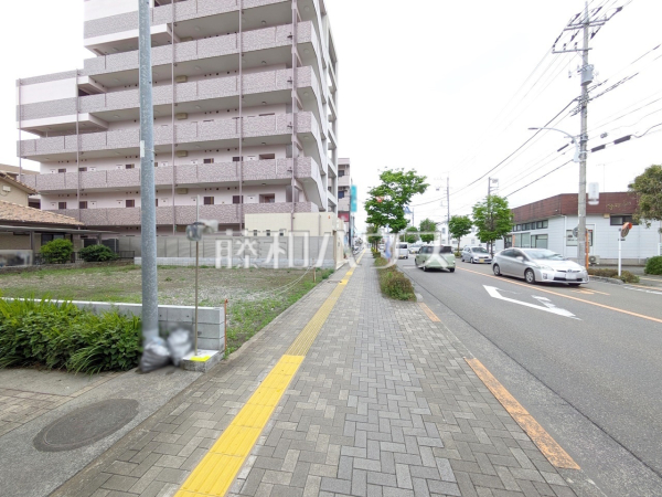 接道状況および現場風景　【昭島市松原町４丁目】