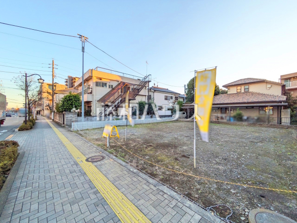 接道状況および現場風景　【昭島市松原町４丁目】