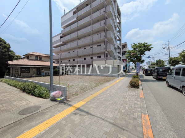 接道状況および現場風景　【昭島市松原町４丁目】