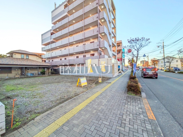 接道状況および現場風景　【昭島市松原町４丁目】