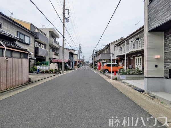 接道状況および現場風景　【名古屋市北区城東町３丁目】