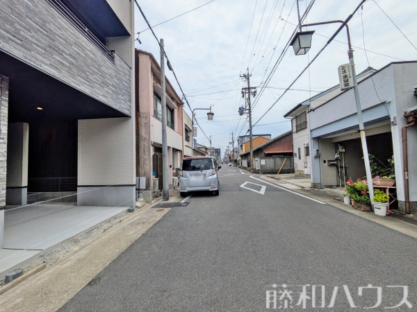 接道状況および現場風景　【名古屋市北区城東町３丁目】