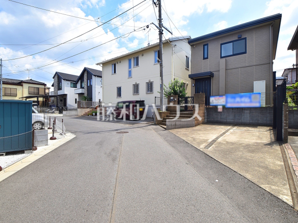 接道状況および現場風景　【東村山市秋津町４丁目】