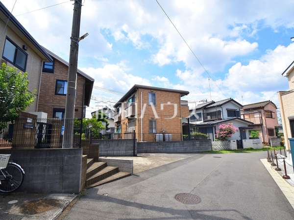 接道状況および現場風景　【東村山市秋津町４丁目】