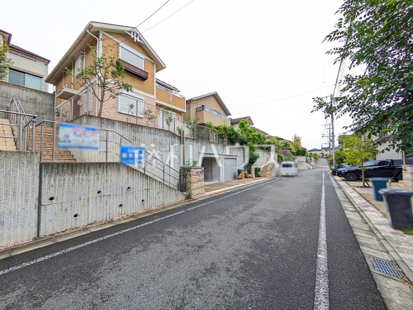 接道状況および現場風景　【八王子市越野】