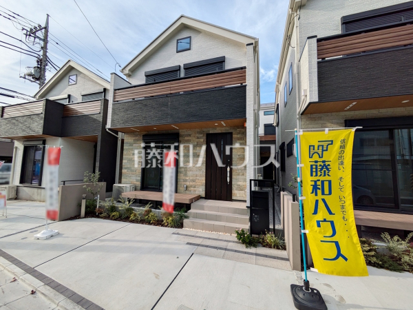 D号棟　ウッドデッキ　【世田谷区桜上水３丁目】
ウッドデッキは、休日にバーベキューをしたり、プールを出して子供たちの遊び場やお酒を飲んだり多目的に使えます。　