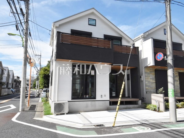 E号棟　外観　【世田谷区桜上水３丁目】南西角地で開放感のある立地です！