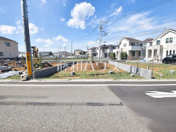 4号地　現地写真　【東大和市立野３丁目】住まいの事なら地元で豊富な実績を誇る、地域密着の藤和ハウスへお任せ下さい！