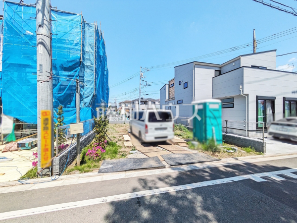 4号地　現地写真　【東大和市立野３丁目】 理想をかなえる自由設計の土地！ぜひ皆様の「こんな家に住みたい！」をお聞かせ下さい。 
