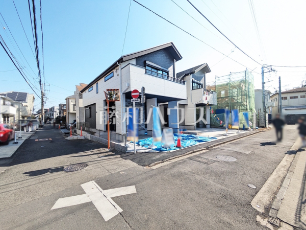 接道状況および現場風景　【立川市柴崎町１丁目】