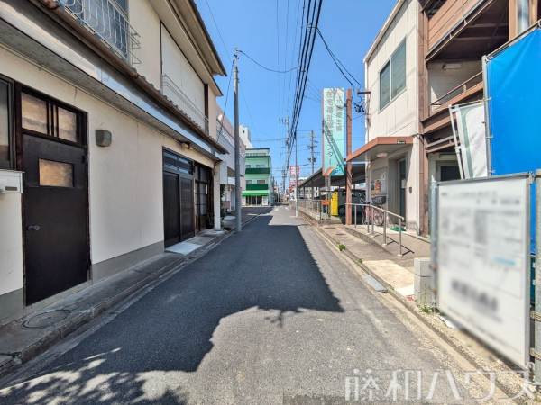 接道状況および現場風景　【名古屋市北区上飯田北町１丁目】