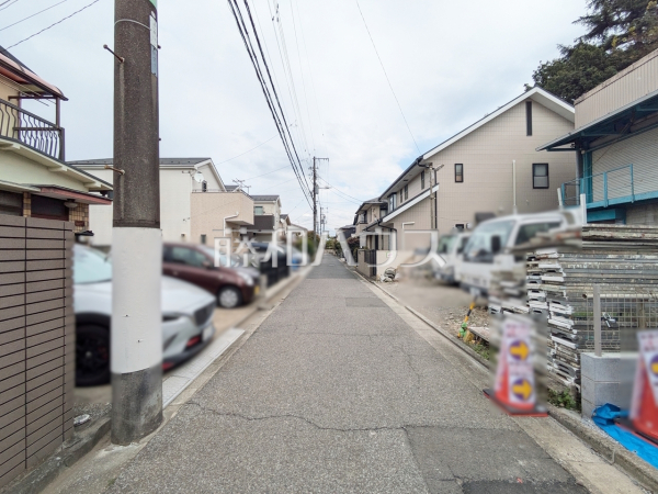 接道状況および現場風景　【練馬区南大泉１丁目】