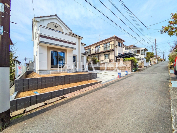 接道状況および現場風景　【八王子市絹ケ丘２丁目】