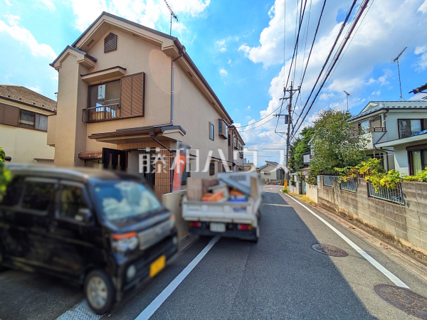 接道状況および現場風景　【日野市西平山５丁目】