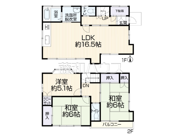 間取図　【日野市西平山５丁目】