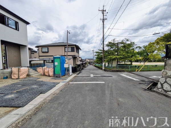 接道状況および現場風景　【春日井市神屋町】