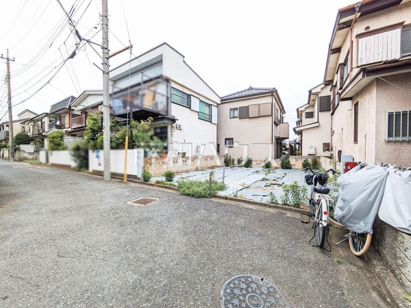 接道状況および現場風景　【新座市野寺４丁目】