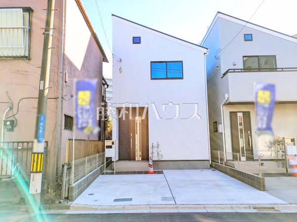 4号棟　外観　生活に溶け込むシンプルなデザインの外観が魅力の新邸です【八王子市日吉町】