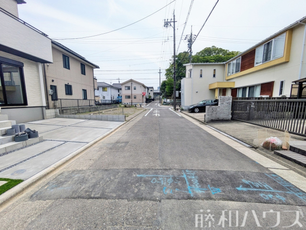 接道状況および現場風景　【名古屋市北区中切町２丁目】