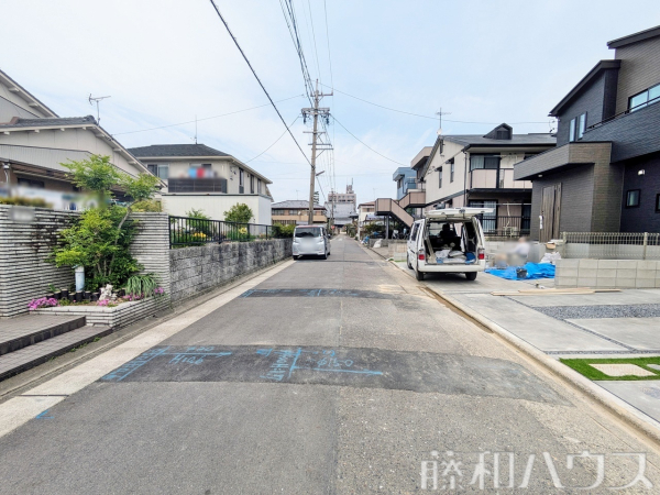 接道状況および現場風景　【名古屋市北区中切町２丁目】
