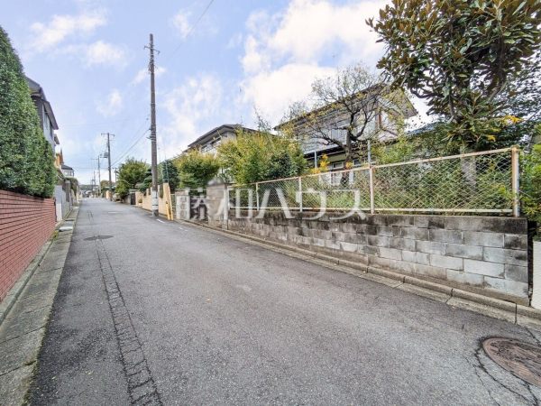 接道状況および現場風景　【八王子市めじろ台２丁目】