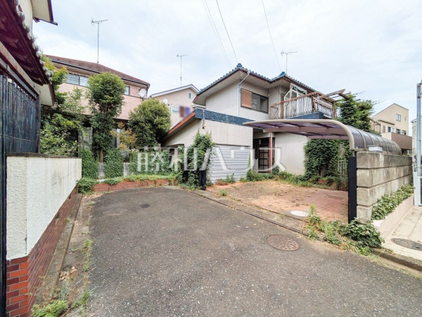 接道状況および現場風景　【新座市石神２丁目】
