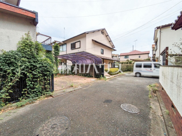 接道状況および現場風景　【新座市石神２丁目】