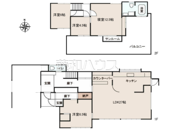 間取図　【新座市石神２丁目】