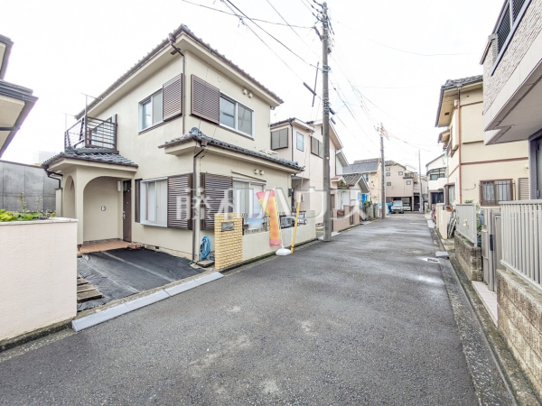 接道状況および現場風景　【八王子市大和田町２丁目】