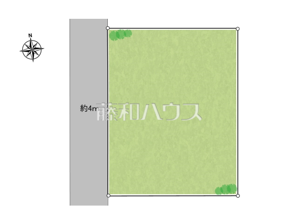 全体区画図　【練馬区西大泉３丁目】